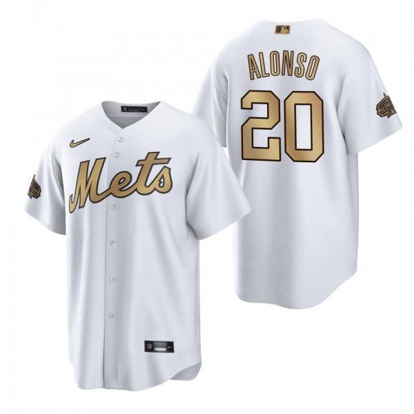 Pete Alonso Mets White 2022 MLB All-Star Game Replica Jersey
