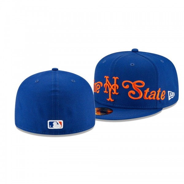 New York Mets City Nickname Royal 59FIFTY Fitted Hat