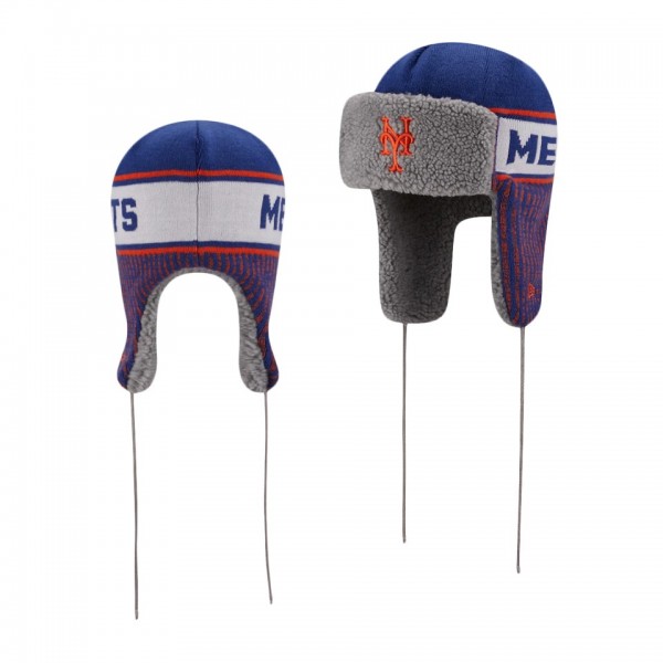 New York Mets Knit Trapper Royal Hat