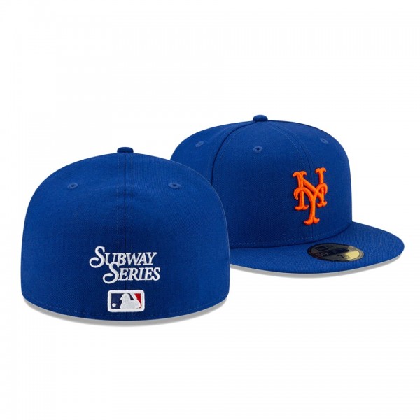 Men's Mets MLB X Awake 2.0 Subway Series Royal 59FIFTY Fitted Hat