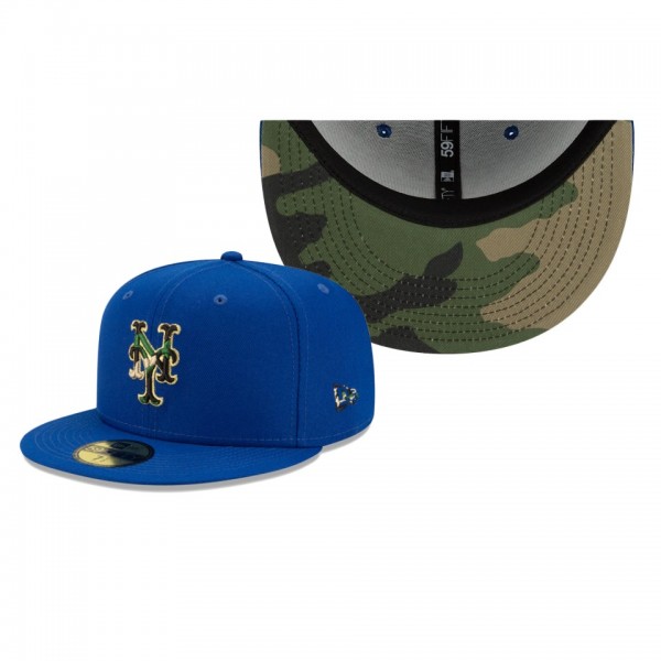 Men's Mets Pop Camo Undervisor Royal 59FIFTY Fitted Hat