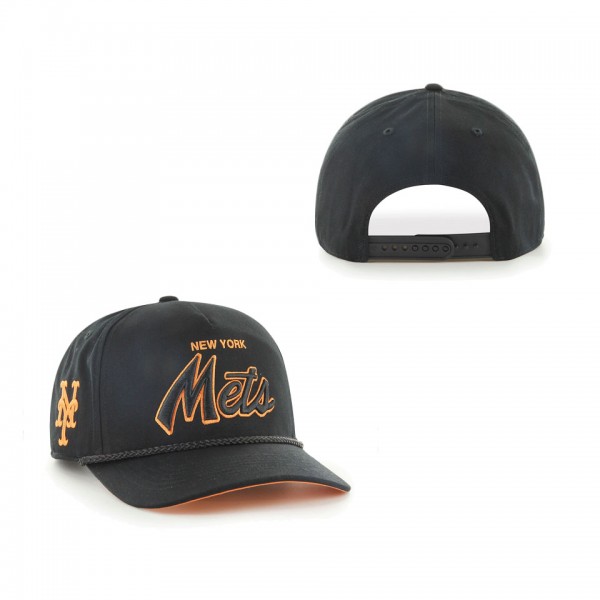 New York Mets '47 Mango Undervisor Hitch Snapback Hat Black