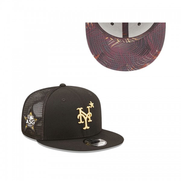 New York Mets Black 2022 MLB All-Star Game 9FIFTY Snapback Adjustable Hat