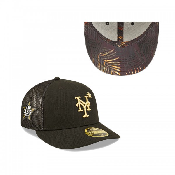 New York Mets Black 2022 MLB All-Star Game On-Field Low Profile 59FIFTY Fitted Hat
