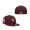 New York Mets New Era Color Fam Lava Red Undervisor 59FIFTY Fitted Hat Maroon
