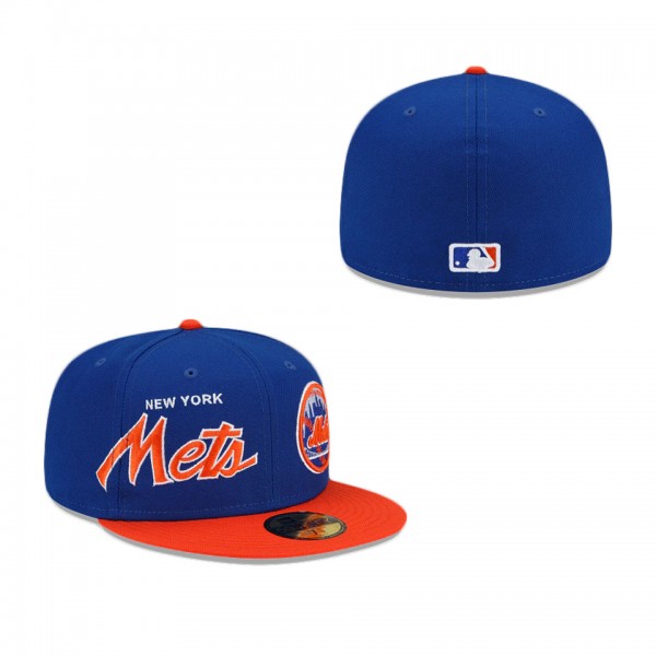 New York Mets Double Logo 59FIFTY Fitted Hat
