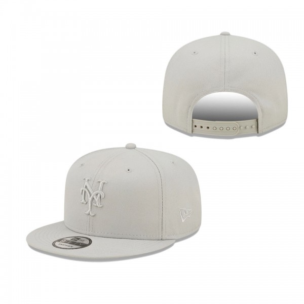 Men's New York Mets New Era Gray Spring Color Pack 9FIFTY Snapback Hat