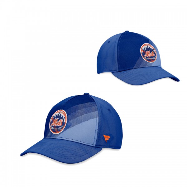 Men's New York Mets Royal Iconic Gradient Flex Hat