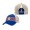 Men's New York Mets Royal Natural True Classic Retro Striped Trucker Snapback Hat