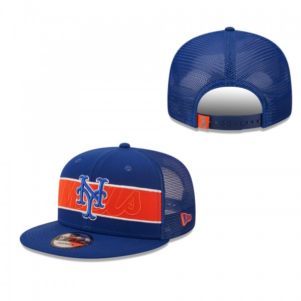 Men's New York Mets Royal Tonal Band Trucker 9FIFTY Snapback Hat