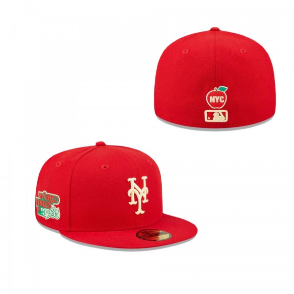 New York Mets State Fruit 59FIFTY Fitted Hat