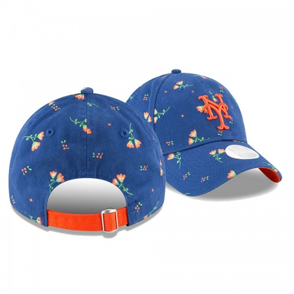 Women's Mets Blossom Royal 9TWENTY Adjustable New Era Hat