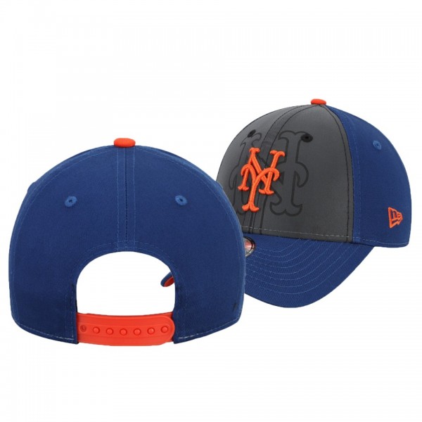 Youth Mets Reflect Gray 9FORTY Adjustable New Era Hat
