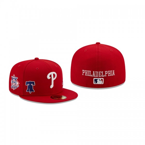 Men's Philadelphia Phillies Multi Red 59FIFTY Fitted Hat