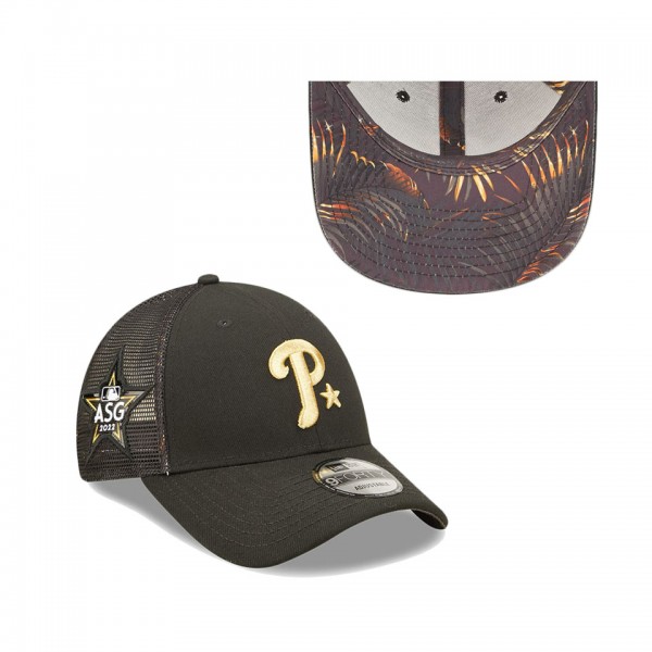 Philadelphia Phillies Black 2022 MLB All-Star Game 9FORTY Snapback Adjustable Hat