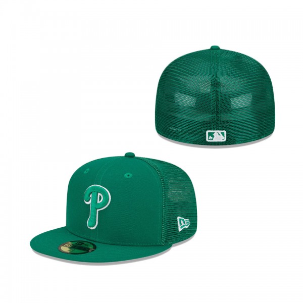Philadelphia Phillies New Era 2022 St. Patrick's Day On-Field 59FIFTY Fitted Hat Green