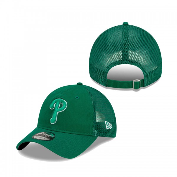 Philadelphia Phillies New Era St. Patrick's Day 9TWENTY Adjustable Hat Green