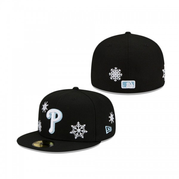 Philadelphia Phillies Snow Fitted Hat