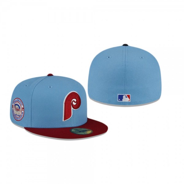 Philadelphia Phillies Blue Just Caps Drop 5 59FIFTY Fitted Hat