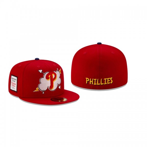 Men's Philadelphia Phillies Cloud Red 59FIFTY Fitted Hat