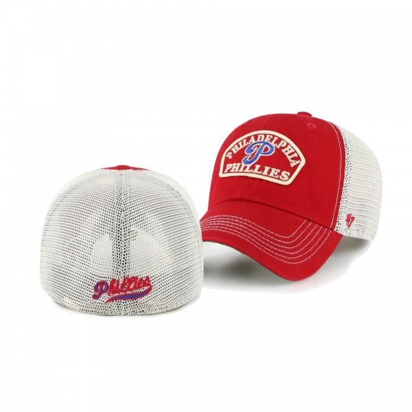 Men's Philadelphia Phillies Cooperstown Red Fiske Closer Hat