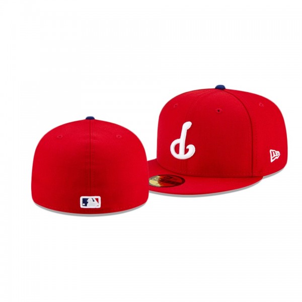 Philadelphia Phillies Upside Down Red 59FIFTY Fitted Hat
