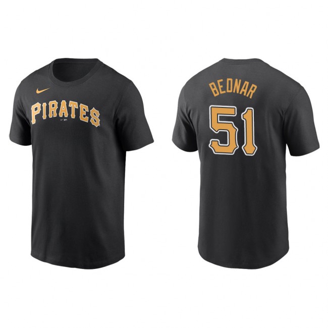 David Bednar Pittsburgh Pirates Josh Bell Black T-Shirt