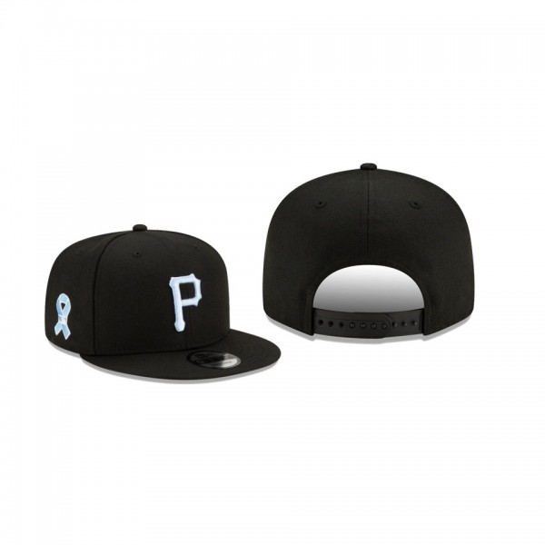 Men's Pittsburgh Pirates 2021 Father's Day Black 9FIFTY Snapback Adjustable Hat