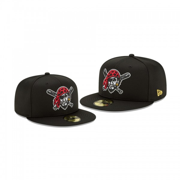 Men's Pirates Clubhouse Black 59FIFTY Fitted Hat