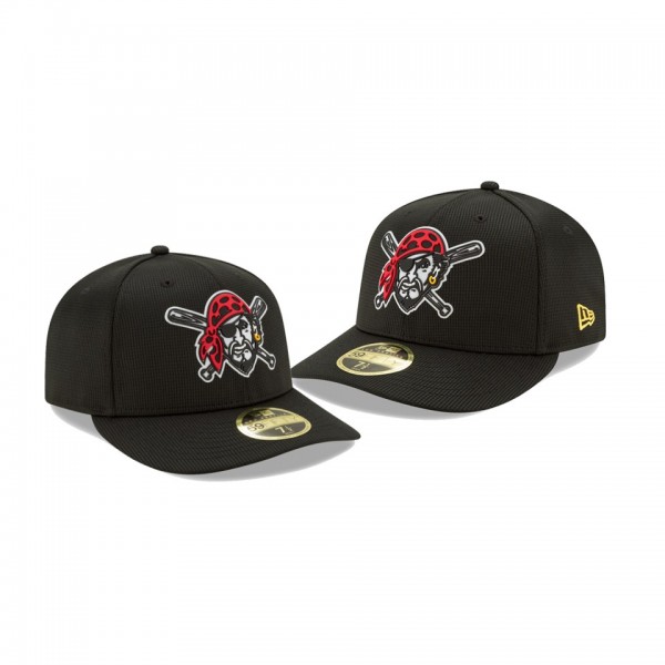 Men's Pirates Clubhouse Black Low Profile 59FIFTY Fitted Hat
