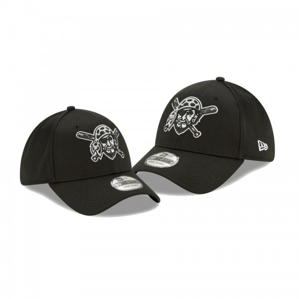 Men's Pirates Clubhouse Black Team 39THIRTY Flex Hat
