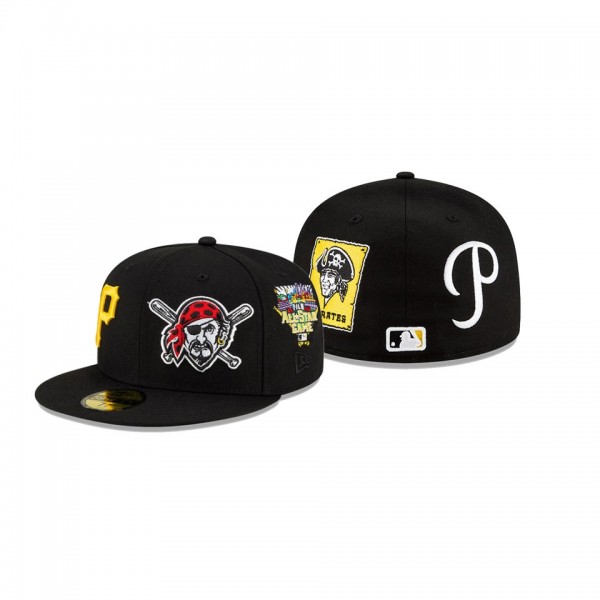Men's Pittsburgh Pirates Team Pride Black 59FIFTY Fitted Hat