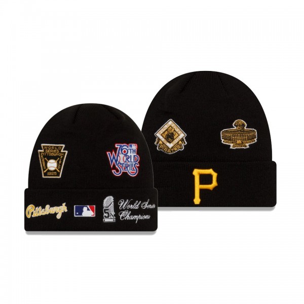 Pittsburgh Pirates Champions Black Cuffed Knit Hat