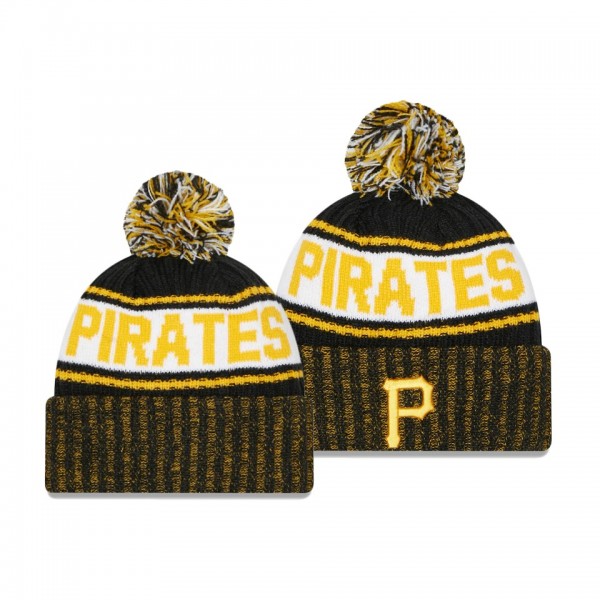 Pittsburgh Pirates Marl Black Cuffed Knit Hat
