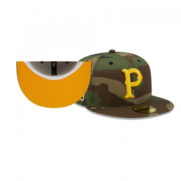 Pittsburgh Pirates Woodland Undervisor Camo 1925 World Series Patch 59FIFTY Hat