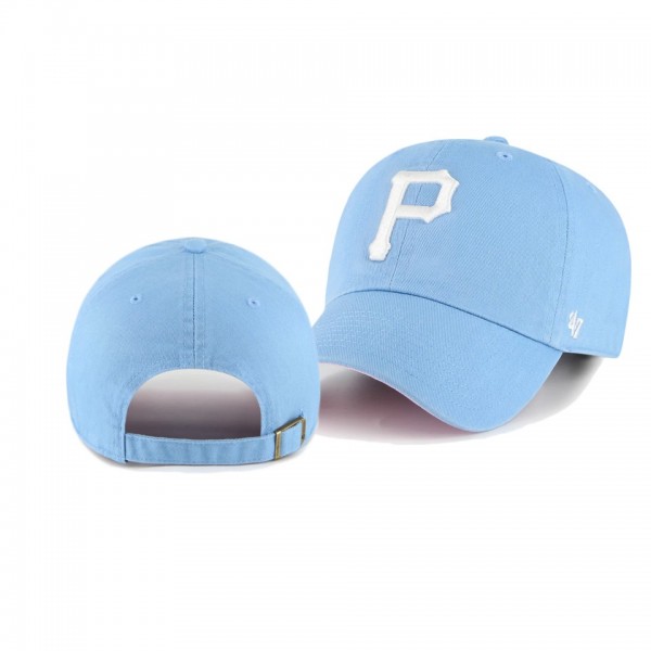 Pittsburgh Pirates Fashion Color Undervisor Light Blue Ballpark Clean Up Adjustable Hat