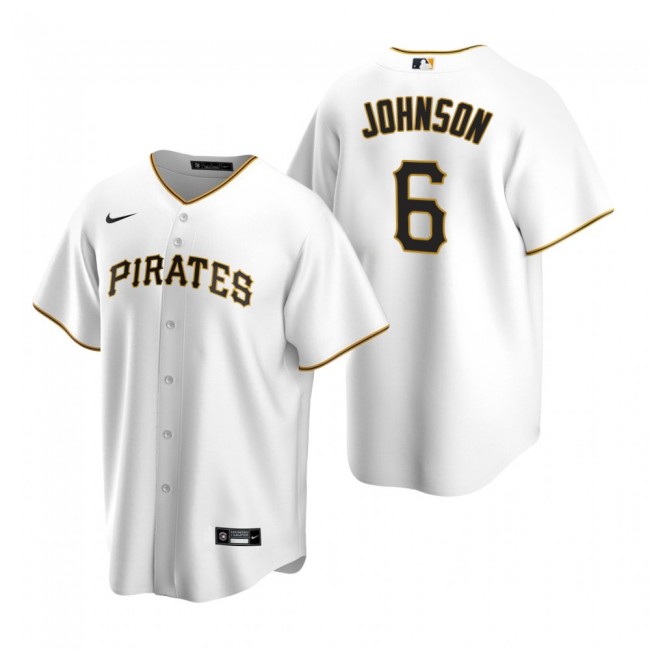 Pittsburgh Pirates Termarr Johnson White 2022 MLB Draft Home Replica Jersey