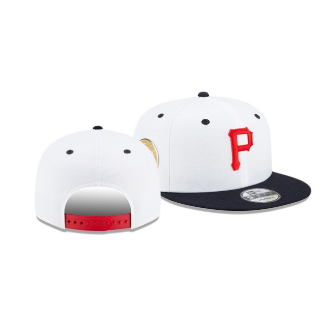 Pittsburgh Pirates Americana White 9FIFTY Snapback Hat