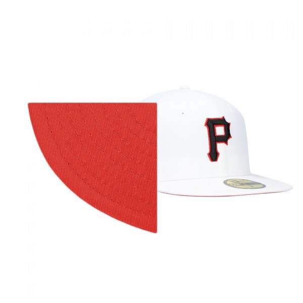 Pittsburgh Pirates Red Undervisor White 1971 World Series Patch 59FIFTY Hat