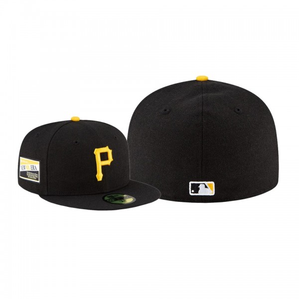 Men's Pittsburgh Pirates Centennial Collection Black 59FIFTY Fitted Hat