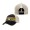 Men's Pittsburgh Pirates Black Natural True Classic Retro Striped Trucker Snapback Hat
