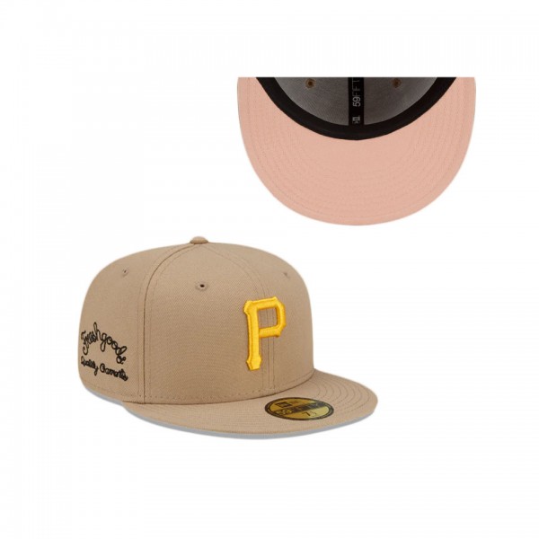 Pittsburgh Pirates Camel Joe Freshgoods 59FIFTY Fitted Hat