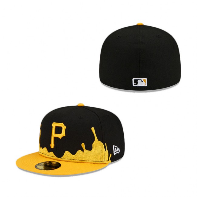 Pittsburgh Pirates Drip Front 59FIFTY Fitted Hat