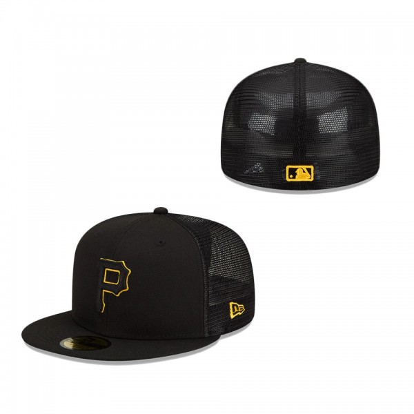 Pittsburgh Pirates New Era 2022 Batting Practice 59FIFTY Fitted Hat Black