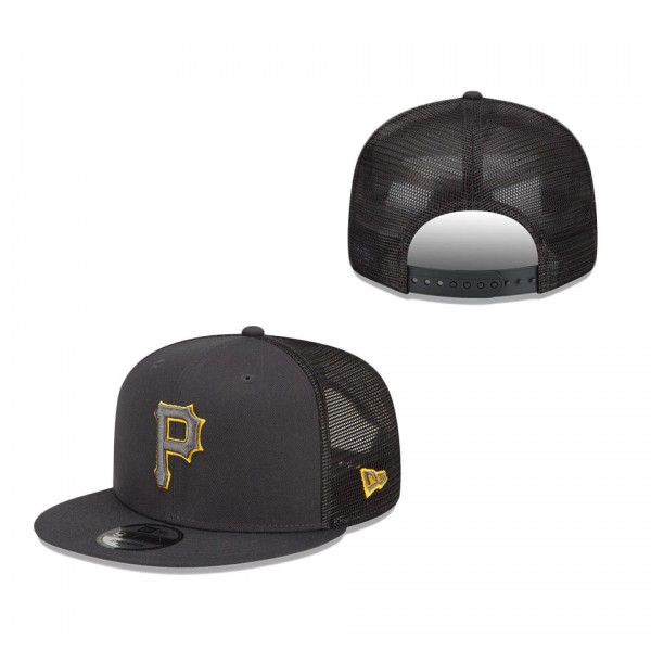 Pittsburgh Pirates New Era 2022 Batting Practice 9FIFTY Snapback Adjustable Hat Graphite