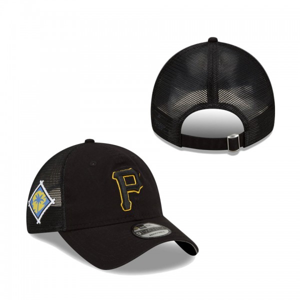 Pittsburgh Pirates New Era 2022 Spring Training 9TWENTY Adjustable Hat Black