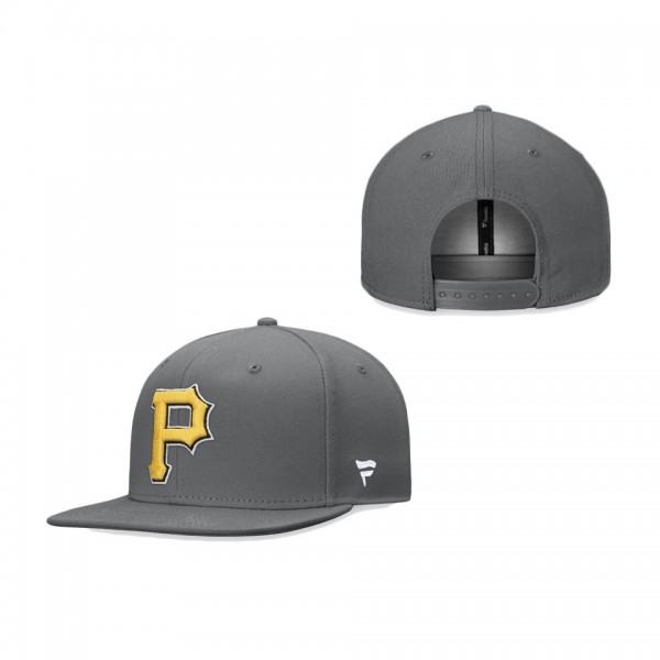 Pittsburgh Pirates Snapback Cap Graphite