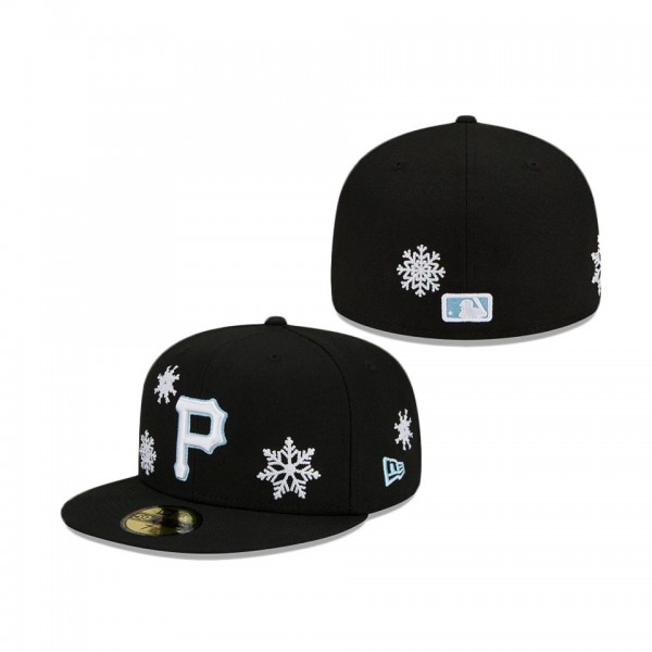 Pittsburgh Pirates Snow Fitted Hat