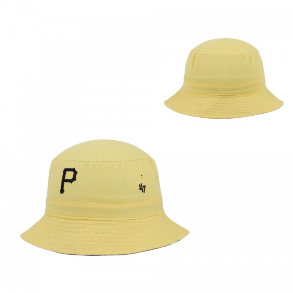 Men's Pittsburgh Pirates Yellow Ballpark Bucket Hat