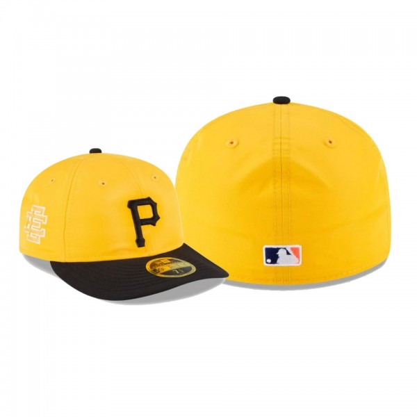 Men's Pittsburgh Pirates Eric Emanuel Yellow Retro Crown 59FIFTY Fitted Hat